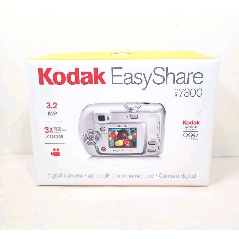 Kodak Easyshare CX7300 Digital Camera Silver 3.2 MP 1.6" Display 3x Optical Zoom